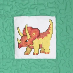 Herrschners Jurassic Kid's Quilt Blocks Stamped Cross-Stitch -Stitch Mastery 050486 3 41640.1693400822