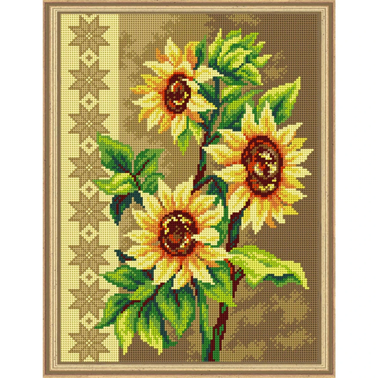 Orchidea Sunflowers Needlepoint Canvas 1 Orchidea Sunflowers Needlepoint Canvas