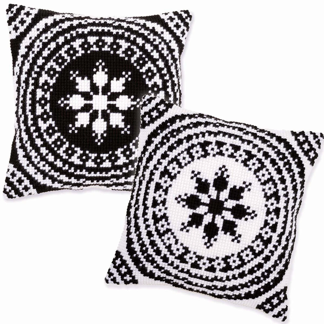 Vervaco Black & White Set Stamped Cross-Stitch 1 Vervaco Black & White Set Stamped Cross-Stitch