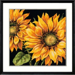 Dimensions Dramatic Sunflowers Needlepoint Kit