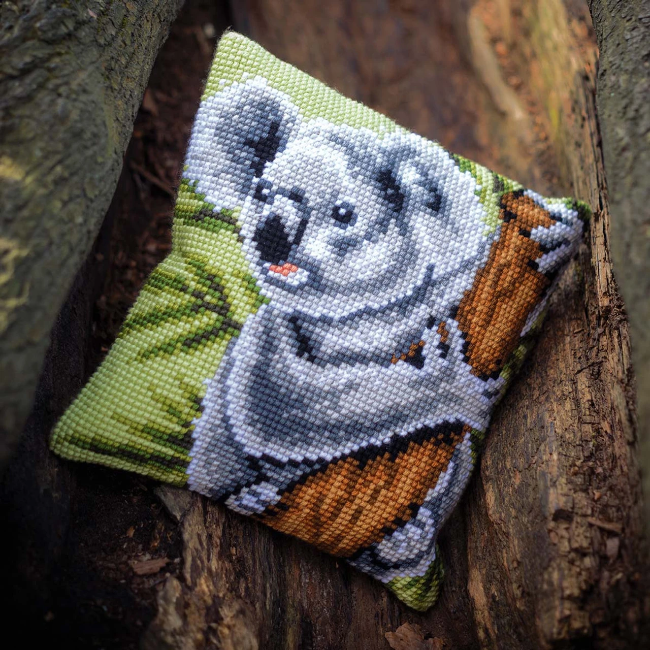 Vervaco Koala Pillow Cover Needlepoint Kit 2 Vervaco Koala Pillow Cover Needlepoint Kit - Image 2