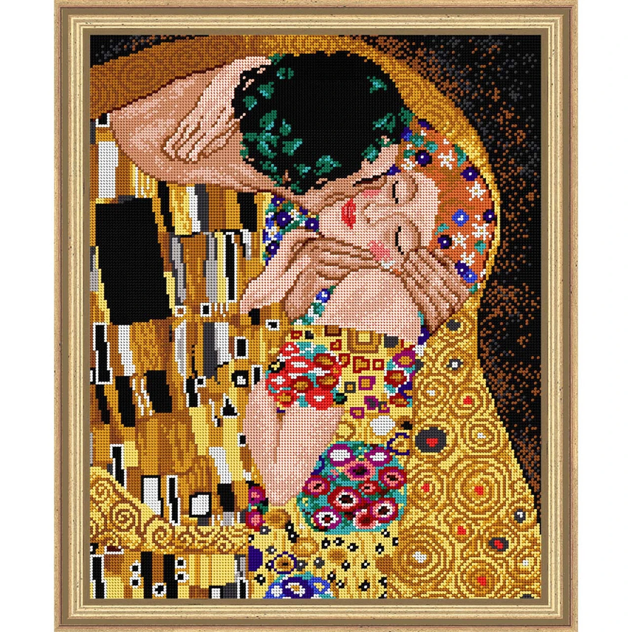 Orchidea The Kiss Needlepoint Canvas 1 Orchidea The Kiss Needlepoint Canvas