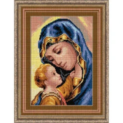Orchidea Madonna And Child Needlepoint Canvas