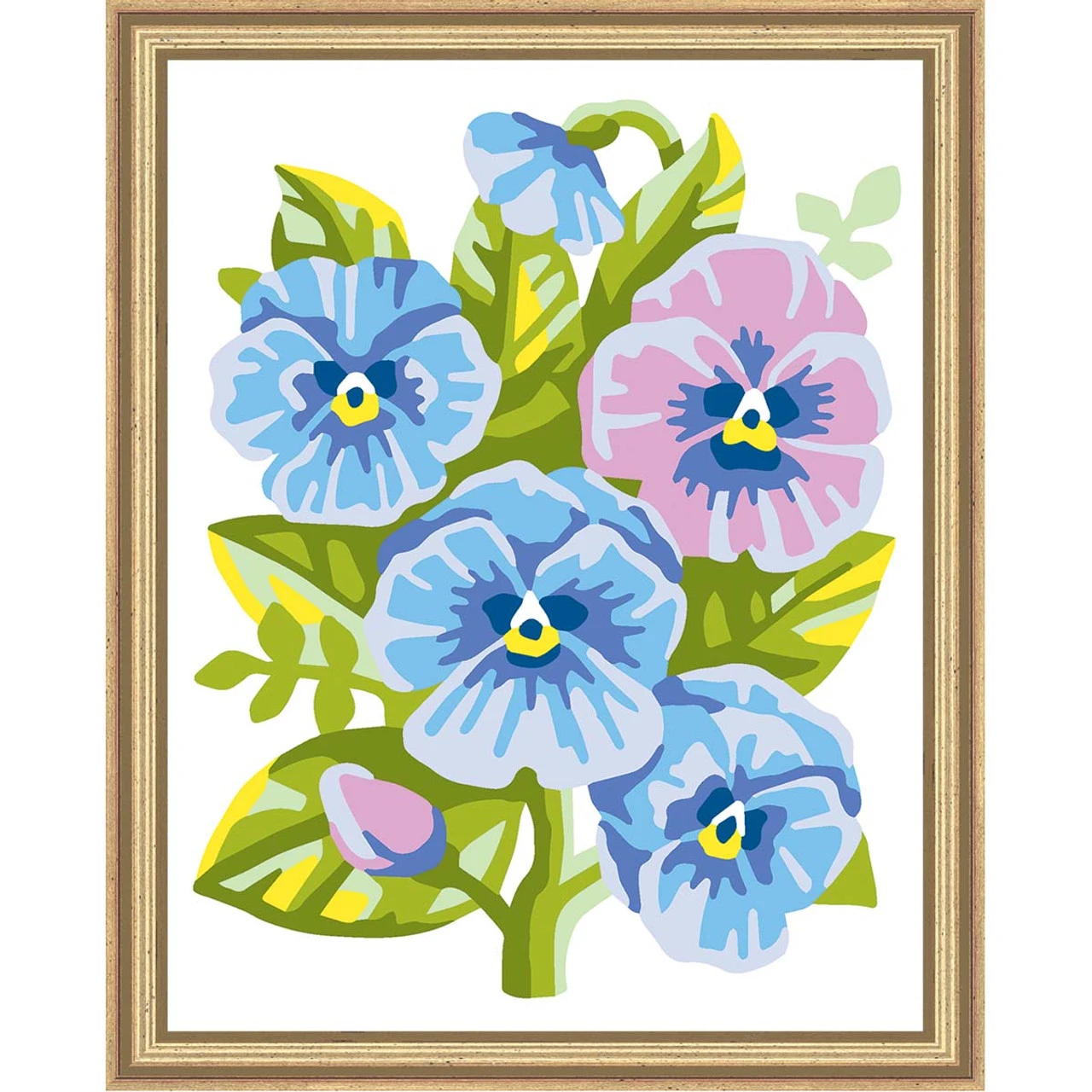 Collection D'Art Pansies Needlepoint Kit 1 Collection D'Art Pansies Needlepoint Kit
