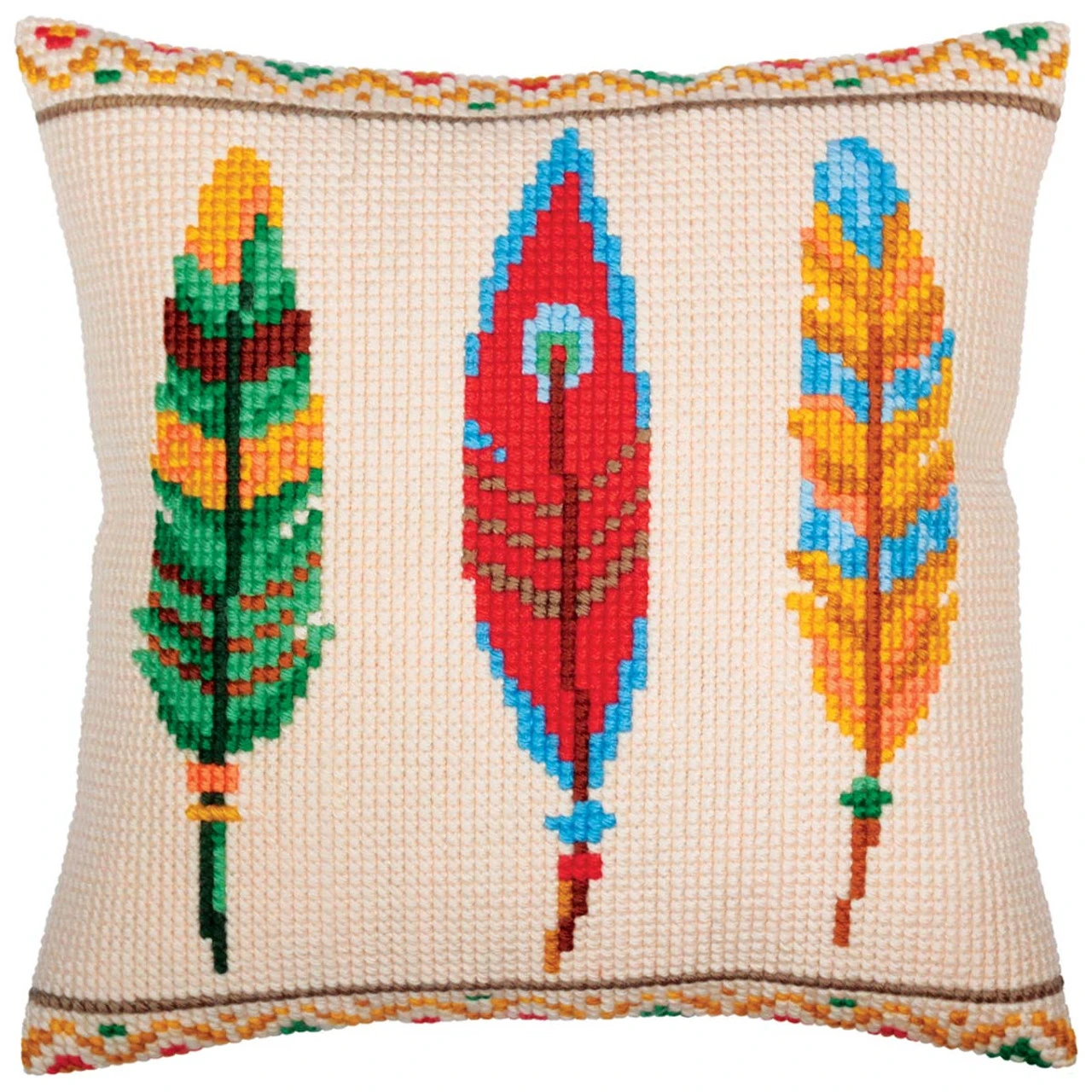 Collection D'Art Plumelets For Dreamcatcher Pillow Cover Needlepoint Kit 1 Collection D'Art Plumelets For Dreamcatcher Pillow Cover Needlepoint Kit