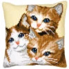 Vervaco 3 Kitties Needlepoint Kit