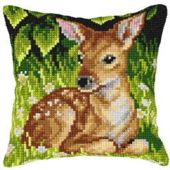 Orchidea Roe-deer Pillow Needlepoint Kit