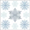 Herrschners Winter Flurries Quilt Blocks Stamped Cross-Stitch