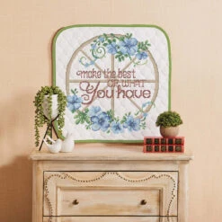 Herrschners Making The Best Pre-Quilted Wall Hanging Stamped Cross-Stitch Kit