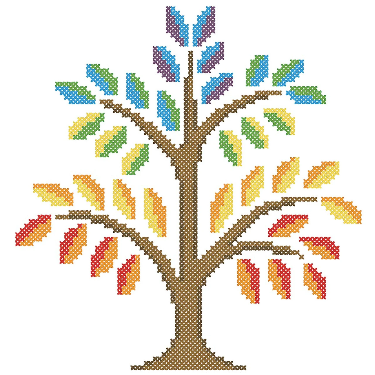 Herrschners Changing Seasons Quilt Blocks Stamped Cross-Stitch 1 Herrschners Changing Seasons Quilt Blocks Stamped Cross-Stitch