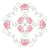 Herrschners Rose & Thistle Quilt Blocks Stamped Embroidery