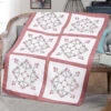 Herrschners Lucille Quilt Blocks Stamped Embroidery