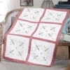 Herrschners Ruby Quilt Blocks Stamped Embroidery