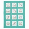 Herrschners Magical Unicorns Kid's Quilt Blocks Stamped Cross-Stitch