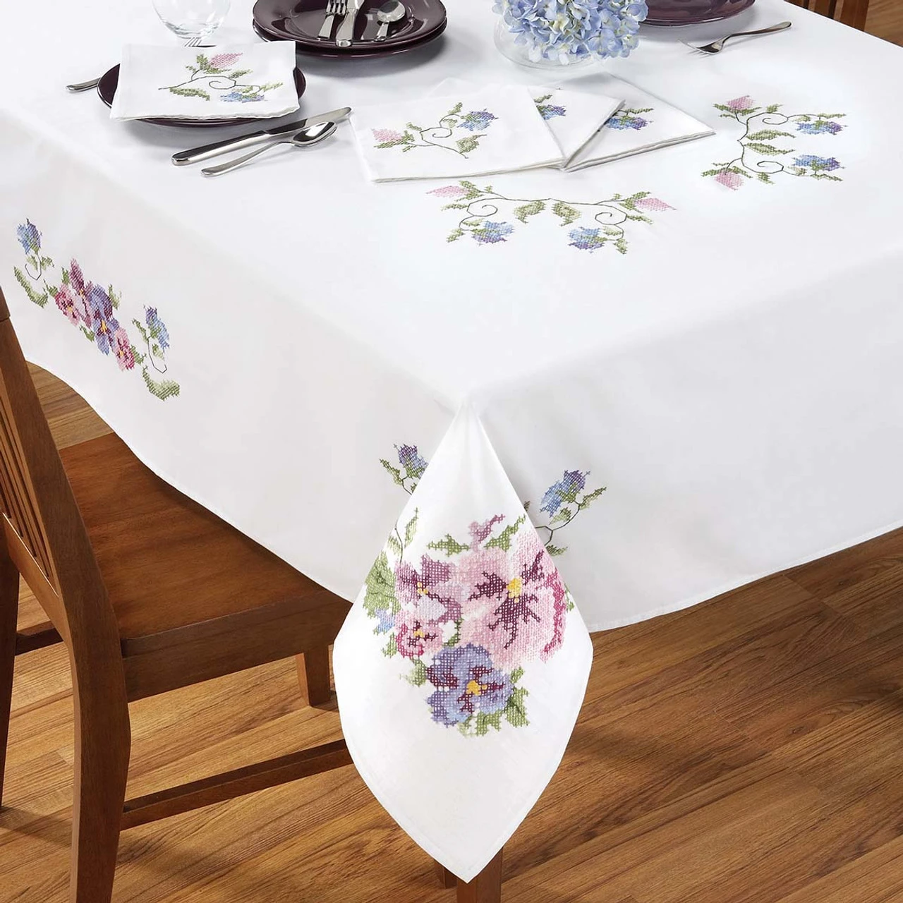 Craftways Savannah Sun Tablecloth Stamped Cross-Stitch 1 Craftways Savannah Sun Tablecloth Stamped Cross-Stitch