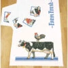 Herrschners Farm Fresh Table Runner & Napkins Stamped Cross-Stitch