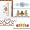 Herrschners Holiday Pillowcase Collection Stamped Cross-Stitch