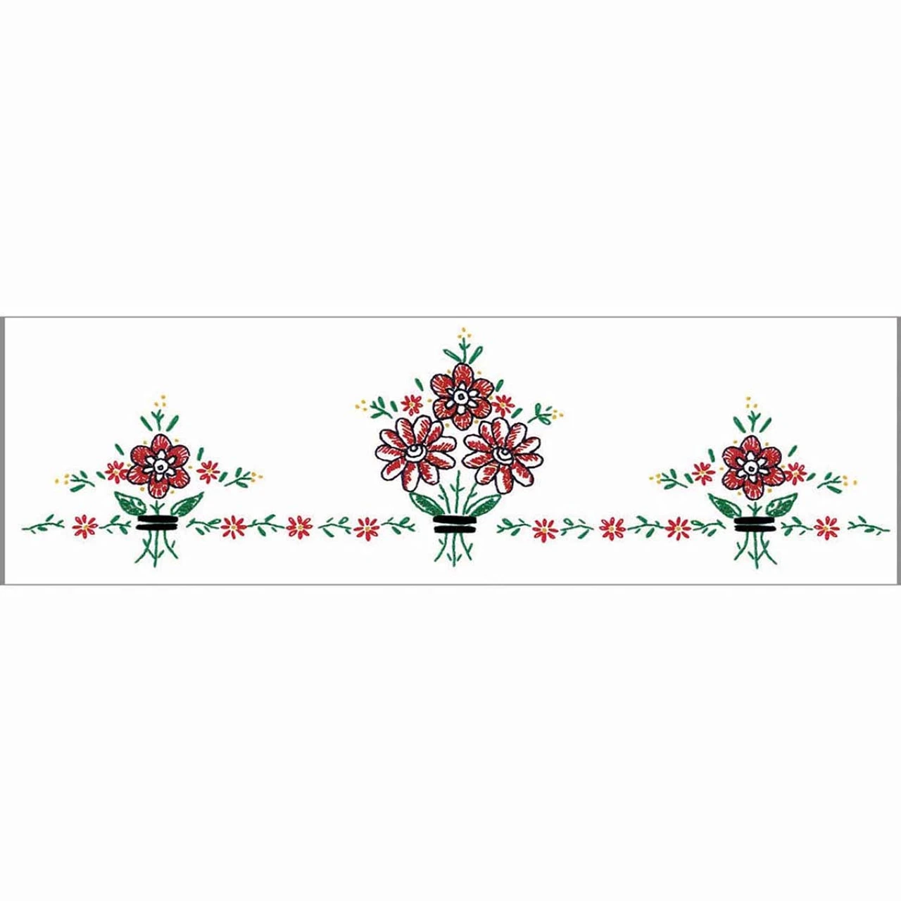 Herrschners Tabitha Dresser Scarf Stamped Embroidery 2 Herrschners Tabitha Dresser Scarf Stamped Embroidery - Image 2
