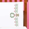 Herrschners Lovely Topiary Pillowcase Pair Stamped Cross-Stitch
