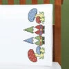 Herrschners Happy Gnomes Pillowcase Pair Stamped Cross-Stitch
