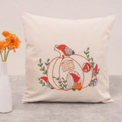 Craftways Gnome Sweet Gnome Pillows Stamped Embroidery Kit 5 Craftways Gnome Sweet Gnome Pillows Stamped Embroidery Kit -Stitch Mastery 141944 3 60594.1693414943