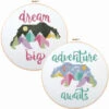 Herrschners Big Adventures Hoops Stamped Cross-Stitch Kit
