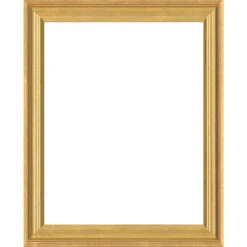 Herrschners Deep Inset Frame-Gold 8 X 10" Sectional Frame