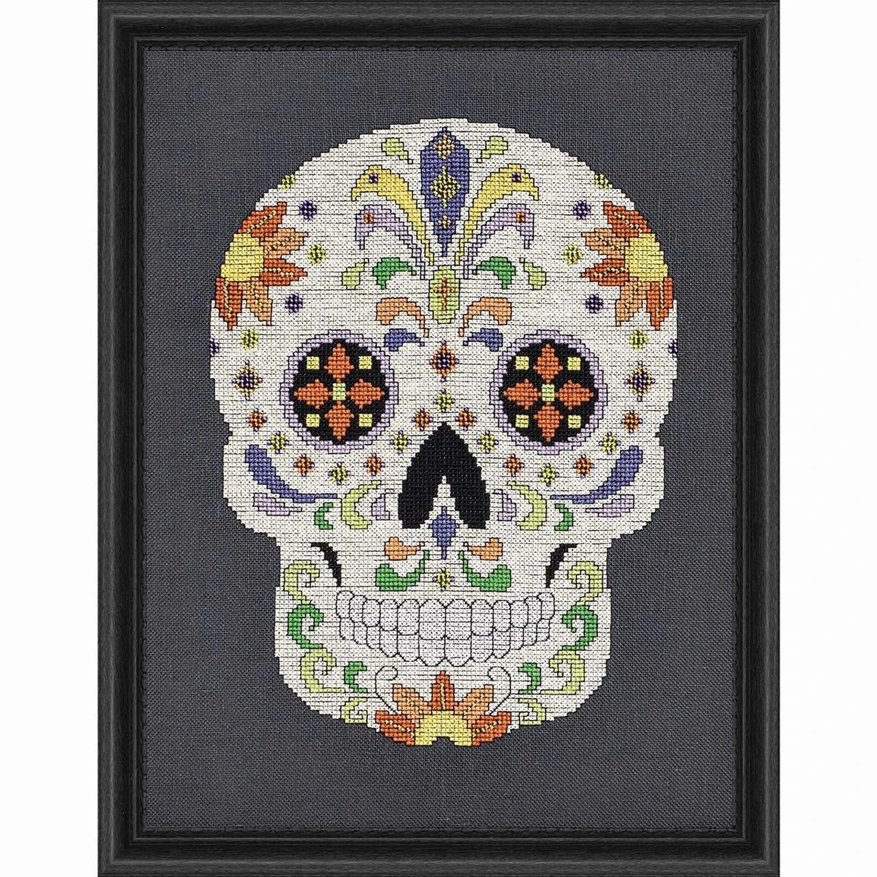 Glendon Place Sugar Skull II Counted Cross-Stitch Chart 1 Glendon Place Sugar Skull II Counted Cross-Stitch Chart