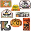 Herrschners Happy Halloween Magnets Counted Cross-Stitch Kit