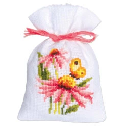 Vervaco Echinacea & Butterflies Bags Counted Cross-Stitch Kit -Stitch Mastery 181042 4 45196.1693419007