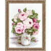 Luca-S Mixed Roses Counted Cross-Stitch Kit
