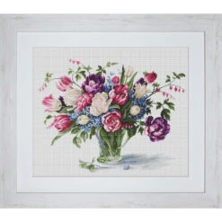 Luca-S The Tulips Counted Cross-Stitch Kit