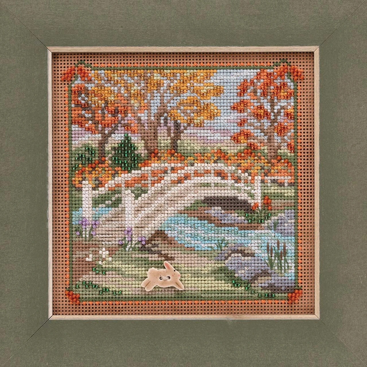 Mill Hill Foot Bridge Counted Cross-Stitch Kit 1 Mill Hill Foot Bridge Counted Cross-Stitch Kit