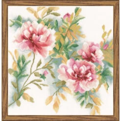 Lanarte Rose Branch Counted Cross-Stitch Kit