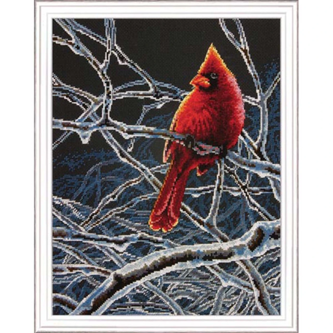 Dimensions Ice Cardinal Counted Cross-Stitch Kit 1 Dimensions Ice Cardinal Counted Cross-Stitch Kit