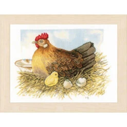 Lanarte Mother Hen Counted Cross-Stitch Kit