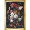 Thea Gouverneur Still Life I With Flowers In A Glass Vase Counted Cross-Stitch Kit