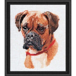 Thea Gouverneur Boxer Counted Cross-Stitch Kit
