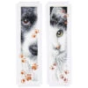 Vervaco Dog And Cat Bookmarks Counted Cross-Stitch Kit