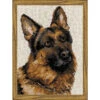 RIOLIS German Shepherd Counted Cross-Stitch Kit