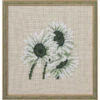 Permin Sunflowers On Linen Counted Cross-Stitch Kit