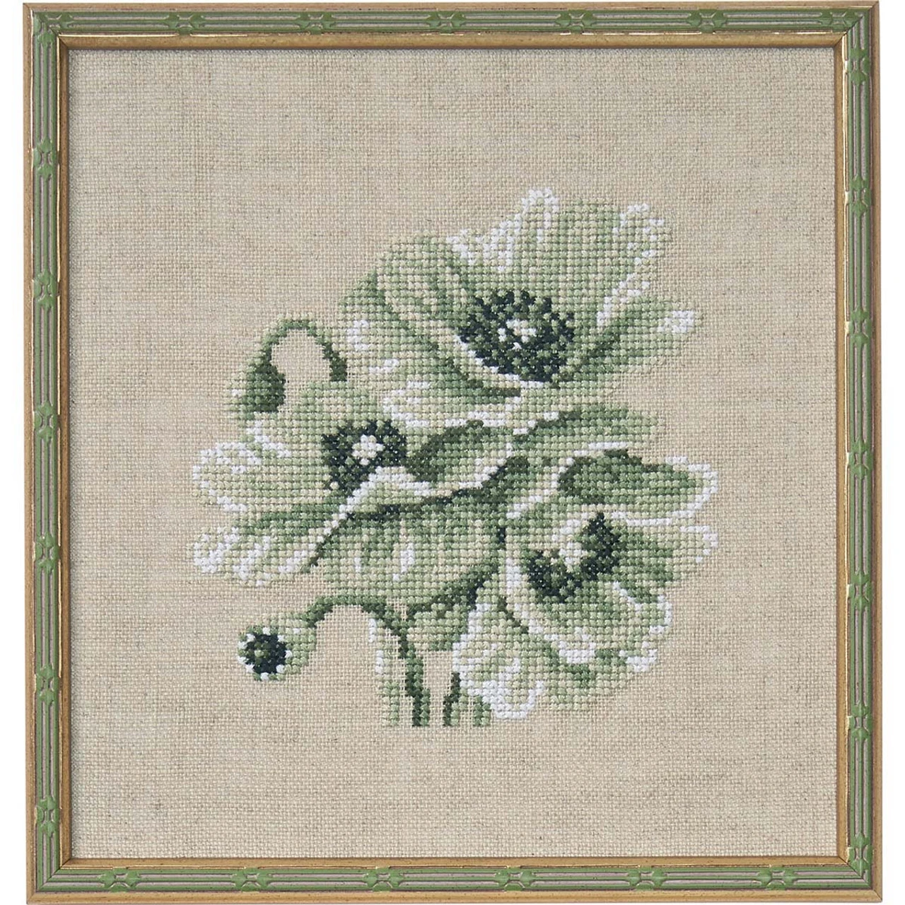Permin Poppies On Linen Counted Cross-Stitch Kit 1 Permin Poppies On Linen Counted Cross-Stitch Kit