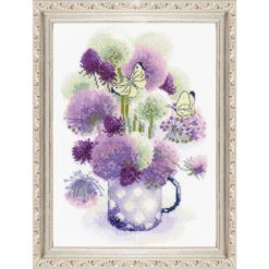 RIOLIS Purple Allium Counted Cross-Stitch Kit
