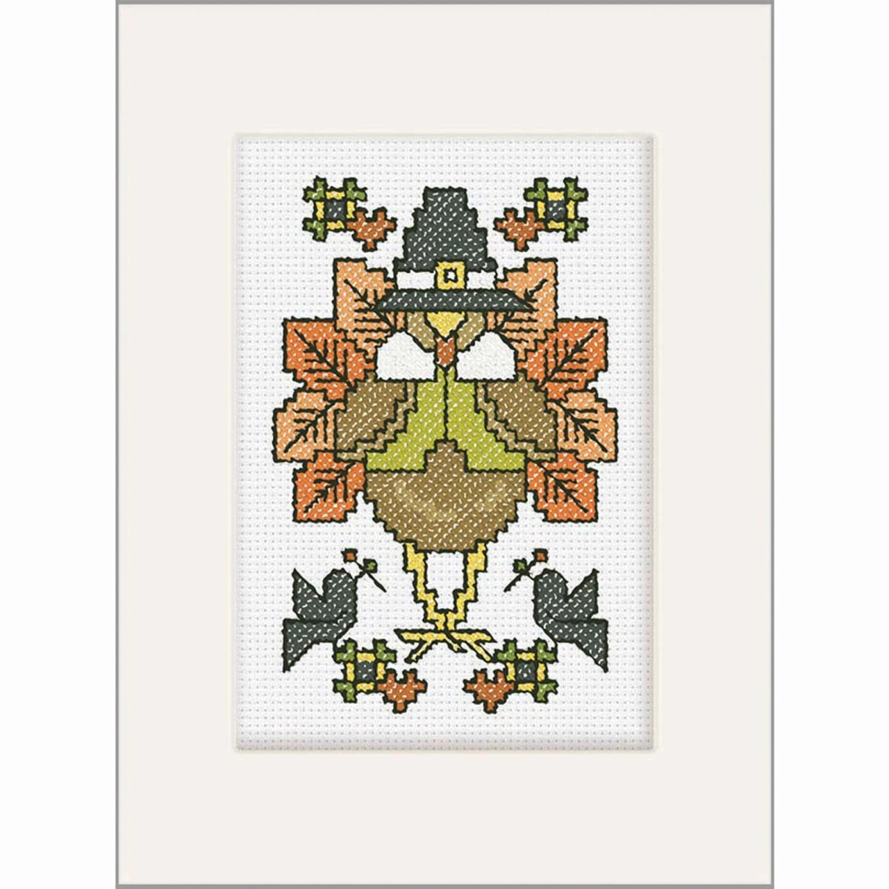 Herrschners Fall Extravaganza Cards Counted Cross-Stitch Kit 4 Herrschners Fall Extravaganza Cards Counted Cross-Stitch Kit - Image 4