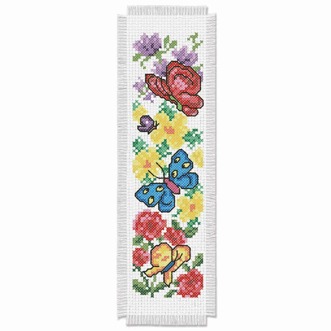 Herrschners Brilliant Butterfly Bookmarks Counted Cross-Stitch Kit 4 Herrschners Brilliant Butterfly Bookmarks Counted Cross-Stitch Kit - Image 4
