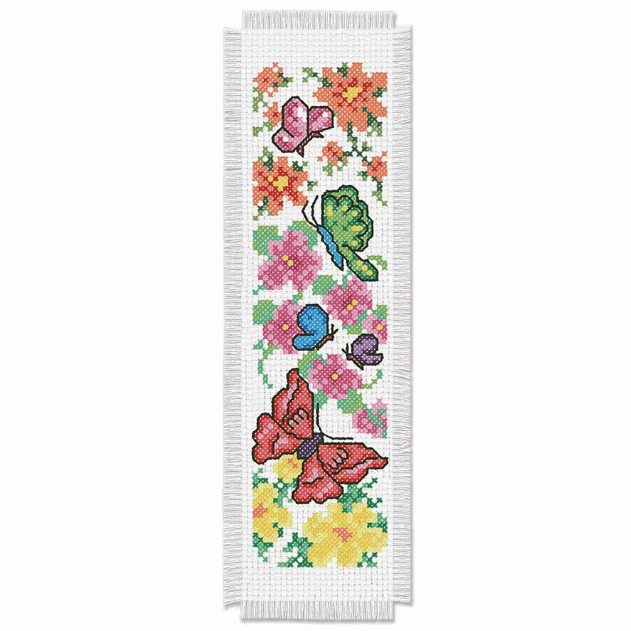 Herrschners Brilliant Butterfly Bookmarks Counted Cross-Stitch Kit 5 Herrschners Brilliant Butterfly Bookmarks Counted Cross-Stitch Kit - Image 5