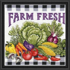 Design Works Farm Fresh Counted Cross-Stitch Kit