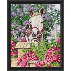 Luca-S Gentle Affection Counted Cross-Stitch Kit