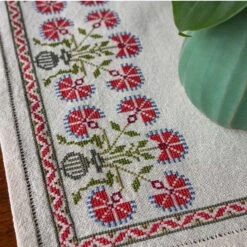 Avlea Folk Embroidery Peloponnesian Poppies Table Topper Counted Cross-Stitch Kit 5 Avlea Folk Embroidery Peloponnesian Poppies Table Topper Counted Cross-Stitch Kit -Stitch Mastery 188493 3 10407.1693425396