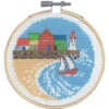 Permin Houses & Harbor Hoop Counted Cross-Stitch Kit